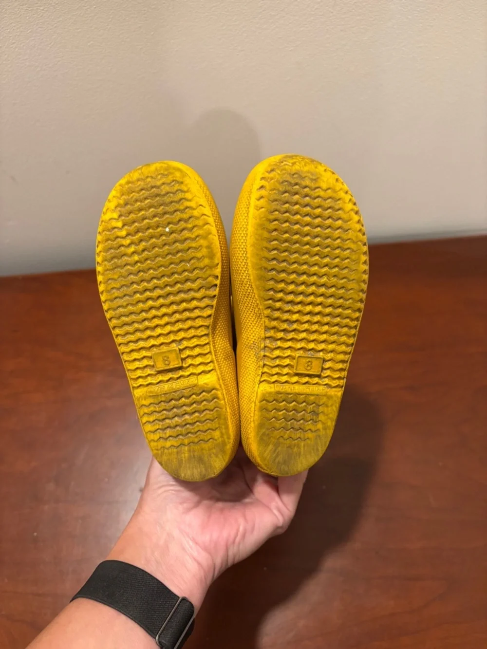 Hunter Kids Rain Boots Yellow UK Size 8 US size 9